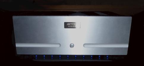 Arcturus amplifier with blue LED lighting